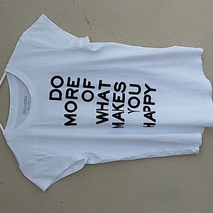ZADIG & VOLTAIRE DO WHAT MAKES YOU HAPPY T-SHIRT M
